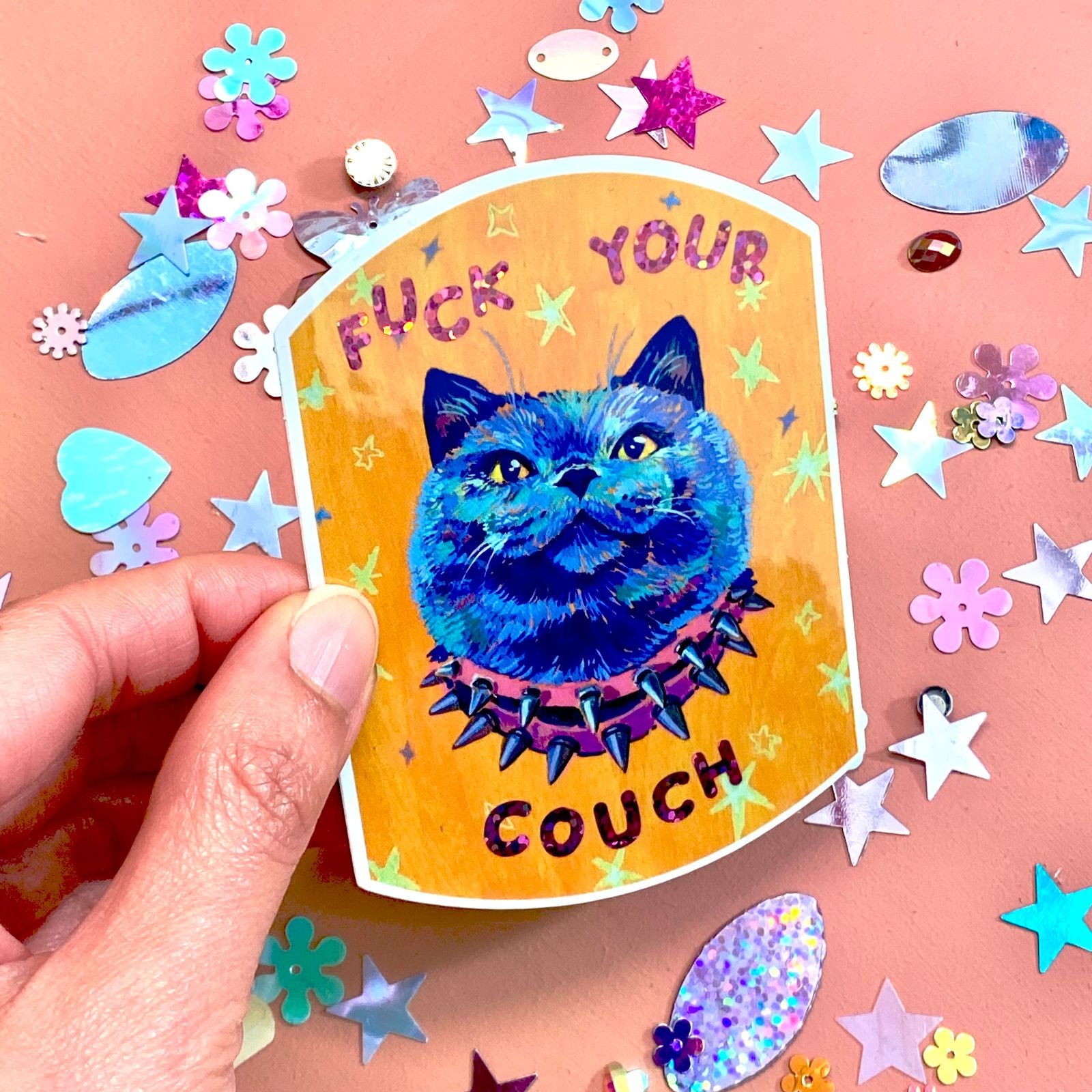 F*ck Your couch Sticker