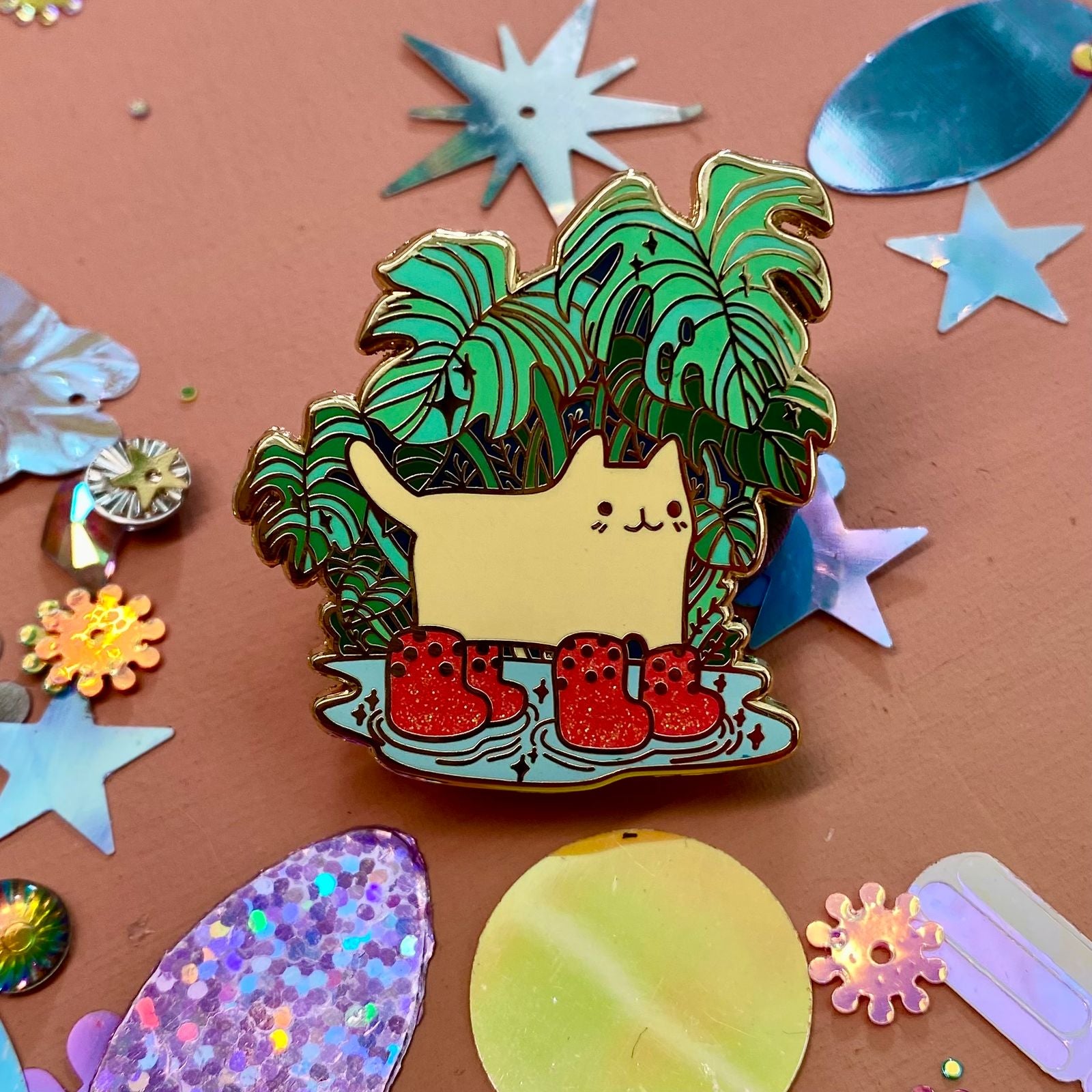 Flora Feline : Monstera Pin