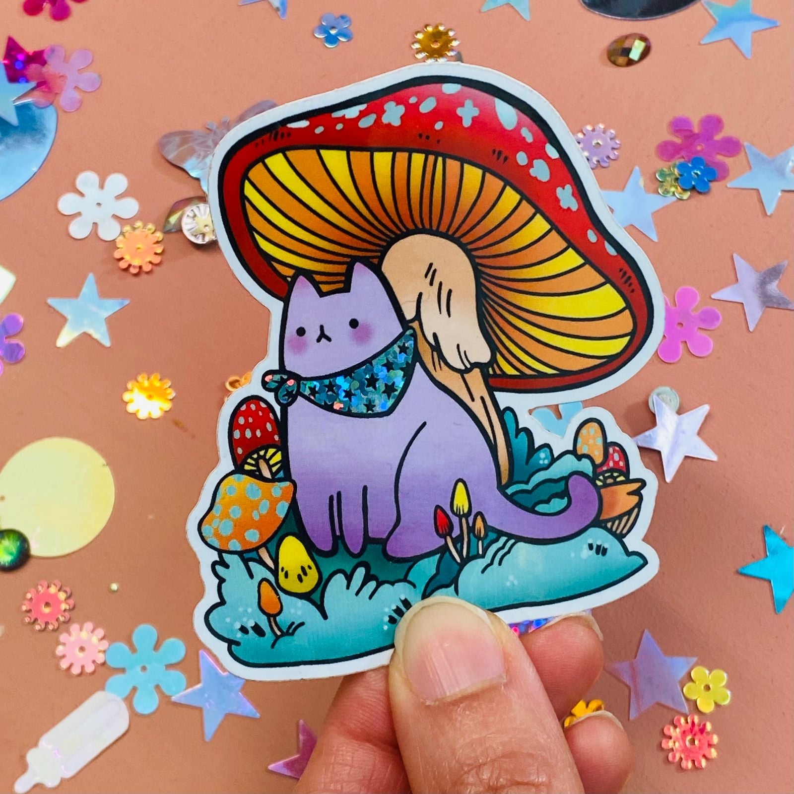 Flora Feline : Mushi Sticker